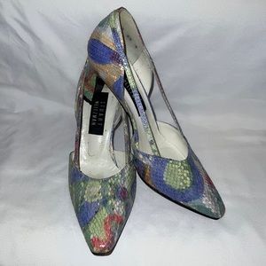 Stuart Weitzman Pastel Snakeskin Pumps 6.5 Pastel Vintage